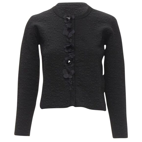 Fendi Flowerland floral jacquard petal stud cardigan